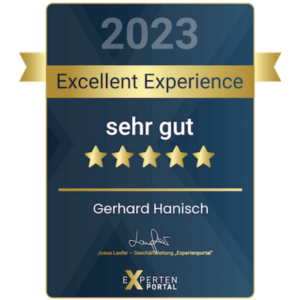 Logo Auszeichnung Excellent Experience 2023