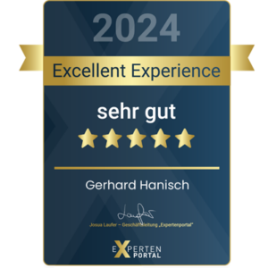Logo Auszeichnung Excellent Experience 2024